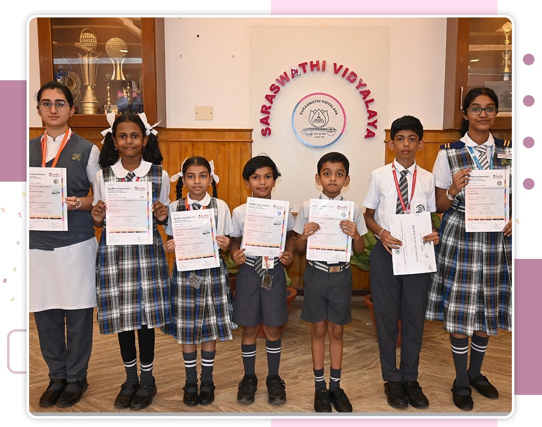 Saraswathi Vidyalaya Outperforms @ SpellBee Internationals Interschool Level Competition